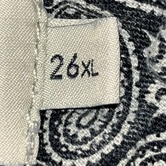 ARIAT REAL DENIM LOW RISE WESTERN BOOT CUT JEANS - W26" L35" EXTRA LONG TALL - Picture 16 of 16